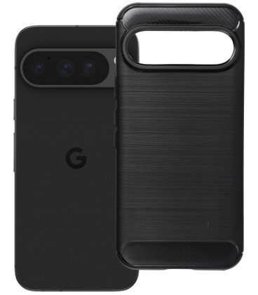 Juodas dėklas Google Pixel 9 Pro telefonui "Carbon 2.0"