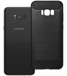 Juodas dėklas Samsung Galaxy S8 Plus telefonui "Carbon 2.0"