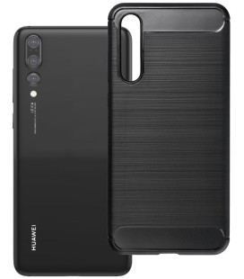 Juodas dėklas Huawei P20 Pro telefonui "Carbon 2.0"