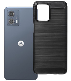 Juodas dėklas Motorola G53 / G13 telefonui "Carbon 2.0"