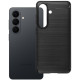 Juodas dėklas Samsung Galaxy S26 telefonui "Carbon 2.0"