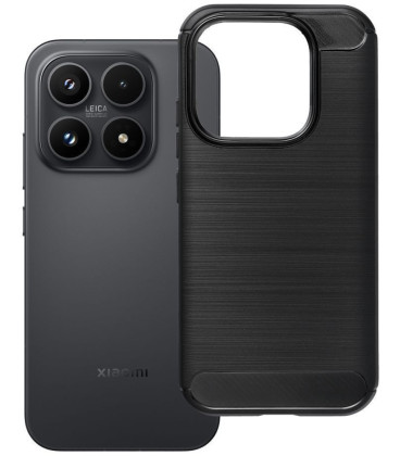 Juodas dėklas Xiaomi 17 telefonui "Carbon 2.0"