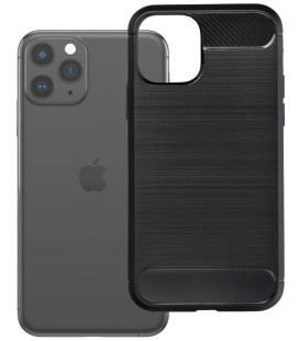 Juodas dėklas Apple iPhone 11 Pro telefonui "Carbon 2.0"
