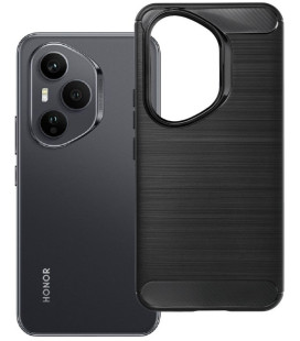 Juodas dėklas Honor 400 Pro telefonui "Carbon 2.0"