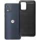 Juodas dėklas Motorola E13 telefonui "Carbon 2.0"
