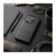 Juodas dėklas Apple iPhone 13 Pro telefonui "Carbon 2.0"