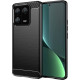 Juodas dėklas Xiaomi 13 telefonui "Carbon 2.0"