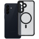 Matinis juodas / skaidrus dėklas Samsung Galaxy A57 5G telefonui "Full Matte Mag Cover"