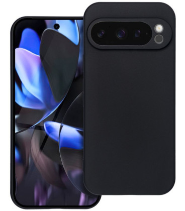 Matinis juodas dėklas Google Pixel 9 Pro telefonui "Matt Case"