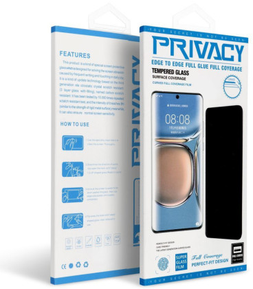 (Privacy) apsauginis grūdintas stikliukas Xiaomi Redmi Note 14 Pro 4G / Redmi Note 14 Pro 5G "OG 6D Premium Privacy Glass"
