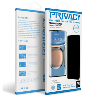 (Privacy) apsauginis grūdintas stikliukas Xiaomi Redmi Note 14 Pro Plus telefonui "OG 6D Premium Privacy Glass"