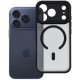Matinis juodas / skaidrus dėklas Apple iPhone 17 Pro / 18 Pro telefonui "Full Matte Mag Cover"