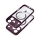 Matinis bordo / skaidrus dėklas Apple iPhone 17 Pro / 18 Pro telefonui "Full Matte Mag Cover"