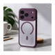Matinis bordo / skaidrus dėklas Apple iPhone 17 Pro / 18 Pro telefonui "Full Matte Mag Cover"