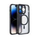 Matinis juodas / skaidrus dėklas Xiaomi Redmi Note 17 Pro 5G telefonui "Full Matte Mag Cover"