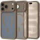 Matinis ruda dėklas Apple iPhone 17 Pro Max / 18 Pro Max telefonui "Tech-Protect MagPeak Magsafe CC"