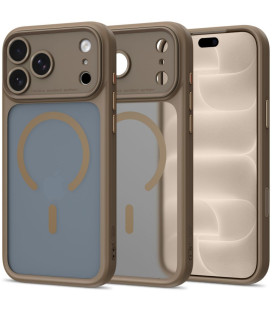 Matinis ruda dėklas Apple iPhone 17 Pro Max / 18 Pro Max telefonui "Tech-Protect MagPeak Magsafe CC"