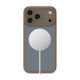 Matinis ruda dėklas Apple iPhone 17 Pro Max / 18 Pro Max telefonui "Tech-Protect MagPeak Magsafe CC"