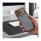 Matinis ruda dėklas Apple iPhone 17 Pro Max / 18 Pro Max telefonui "Tech-Protect MagPeak Magsafe CC"