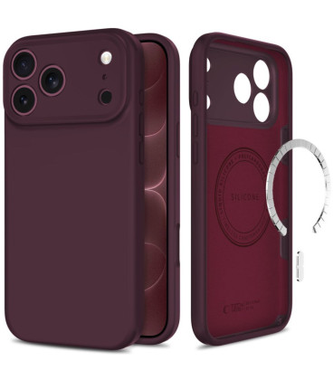 Bordo dėklas Apple iPhone 17 Pro Max / 18 Pro Max telefonui "Tech-Protect Silicone Magsafe"