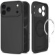 Juodas dėklas Apple iPhone 17 Pro Max / 18 Pro Max telefonui "Tech-Protect Silicone Magsafe"