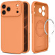 Oranžinis dėklas Apple iPhone 17 Pro Max / 18 Pro Max telefonui "Tech-Protect Silicone Magsafe"