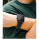 Matinis juodas ir skaidrus dėklai Apple Watch 12 (46mm) laikrodžiui "Ringke Slim 2-Pack"