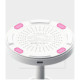Baltas belaidis Qi2.2 25W pakrovėjas - stovas "Ringke 3in1 Magnetic Magsafe Wireless Charger"