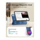 Mėlynas atverčiamas dėklas Apple iPad Mini 8 2026 planšetei "ESR Rebound Magnetic"