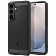 Matinis juodas dėklas Samsung Galaxy S25 FE / S26 FE telefonui "Spigen Rugged Armor"