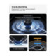 Matinis juodas dėklas Samsung Galaxy S25 FE / S26 FE telefonui "Spigen Rugged Armor"