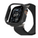 Juodas dėklas + apyrankė Apple Watch Ultra 1 / 2 / 3 / 4 (49 mm) laikrodžiui "Spigen Fit Lite Ultra + Thin Fit"
