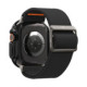 Juodas dėklas + apyrankė Apple Watch Ultra 1 / 2 / 3 / 4 (49 mm) laikrodžiui "Spigen Fit Lite Ultra + Thin Fit"