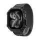 Juodas dėklas + apyrankė Apple Watch 10 / 11 / 12 (46 mm) laikrodžiui "Spigen Athlex Air + Rugged Armor"