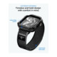 Juodas dėklas + apyrankė Apple Watch 10 / 11 / 12 (46 mm) laikrodžiui "Spigen Athlex Air + Rugged Armor"