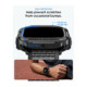 Juodas dėklas + apyrankė Apple Watch Ultra 1 / 2 / 3 / 4 (49 mm) laikrodžiui "Spigen Athlex Air + Rugged Armor"