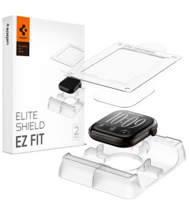Ekrano apsauga Apple Watch 12 (42 mm) laikrodžiui "Spigen Elite Shield EZ Fit 2-Pack"