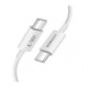 Baltas USB-C - USB-C PD 60W / 3A 150cm laidas "Tech-Protect Ultraboost Lite"