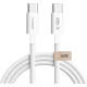 Baltas USB-C - USB-C PD 60W / 3A 300cm laidas "Tech-Protect Ultraboost Lite"