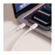 Baltas USB-C - USB-C PD 60W / 3A 300cm laidas "Tech-Protect Ultraboost Lite"
