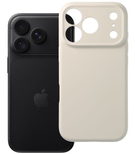 Balta (Antique white) dėklas Apple iPhone 17 Pro / 18 Pro telefonui "Forcell F-Protect Rubber Premium Magsafe"