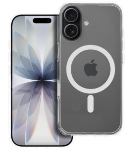 Skaidrus dėklas Apple iPhone 17 telefonui "Forcell F-Protect Clear Hybrid Premium Magsafe"