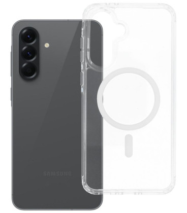 Skaidrus dėklas Samsung Galaxy A27 / A36 / A37 / A56 telefonui "Forcell F-Protect Clear Hybrid Premium Magsafe"