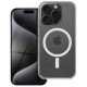 Skaidrus dėklas Apple iPhone 15 Pro telefonui "Forcell F-Protect Clear Hybrid Premium Magsafe"