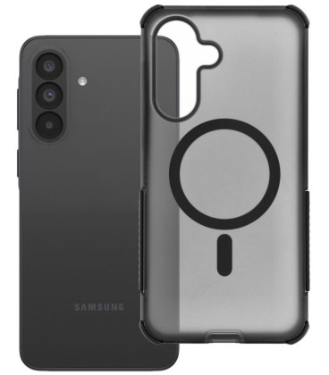 Juodas dėklas Samsung Galaxy A37 telefonui "Forcell F-Protect BumperX Premium Magsafe"