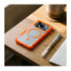 Oranžinis dėklas Apple iPhone 17 Pro / 18 Pro telefonui "Forcell F-Protect BumperX Premium Magsafe"