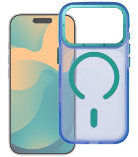Mėlynas dėklas Apple iPhone 17 Pro / 18 Pro telefonui "Forcell F-Protect Vivid Premium Magsafe"