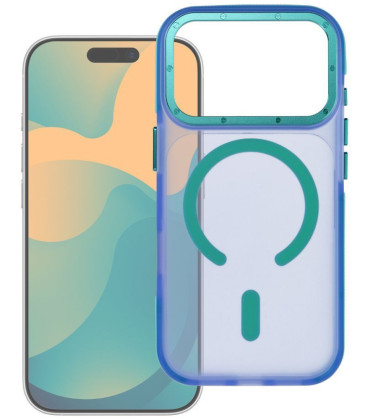 Mėlynas dėklas Apple iPhone 17 Pro / 18 Pro telefonui "Forcell F-Protect Vivid Premium Magsafe"