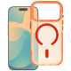 Oranžinis dėklas Apple iPhone 17 Pro / 18 Pro telefonui "Forcell F-Protect Vivid Premium Magsafe"