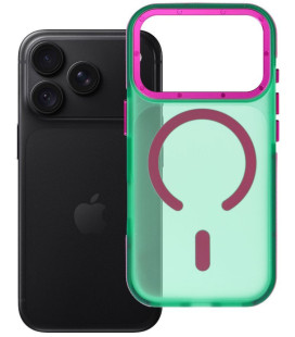 Žalias dėklas Apple iPhone 17 Pro / 18 Pro telefonui "Forcell F-Protect Vivid Premium Magsafe"